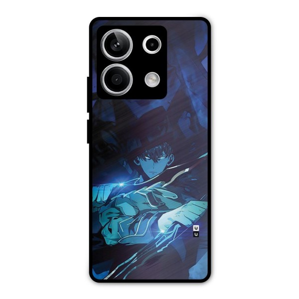 Jinwoo Fighting Mode Metal Back Case for Redmi Note 13 5G