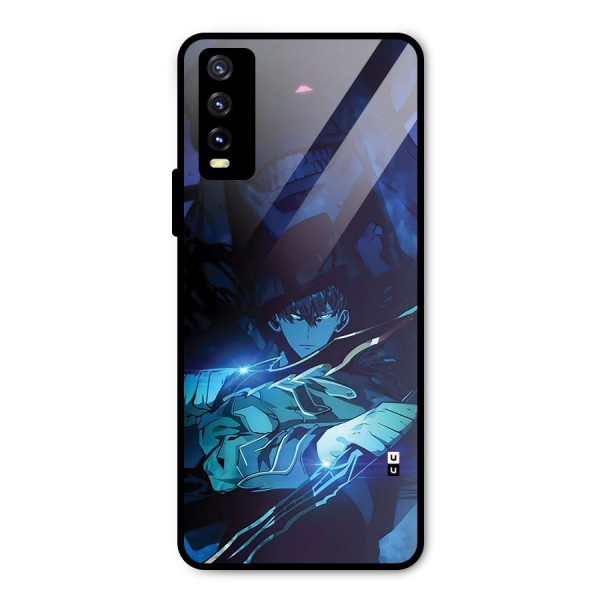 Jinwoo Fighting Mode Metal Back Case for Vivo Y20i