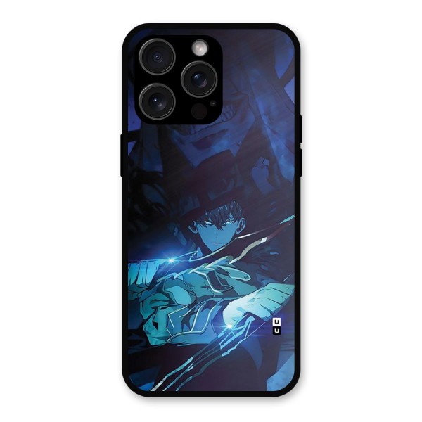 Jinwoo Fighting Mode Metal Back Case for iPhone 15 Pro Max