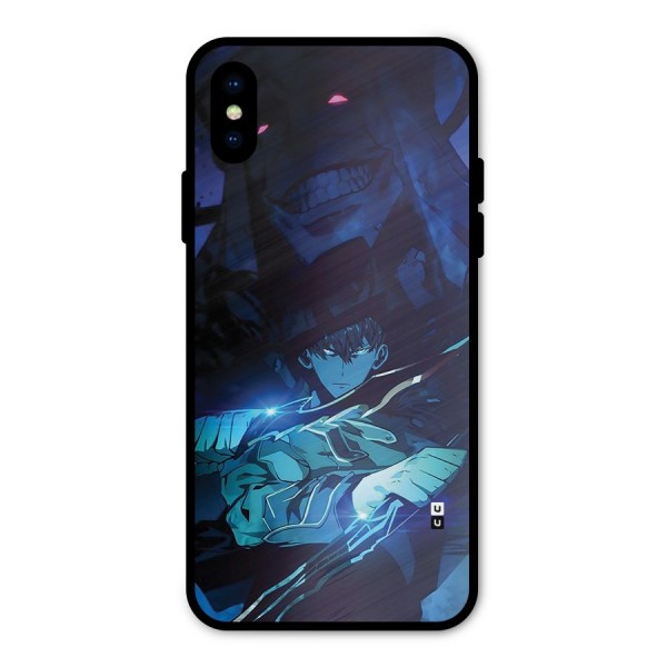 Jinwoo Fighting Mode Metal Back Case for iPhone X