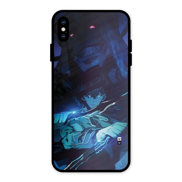 Jinwoo Fighting Mode Metal Back Case for iPhone XS Max