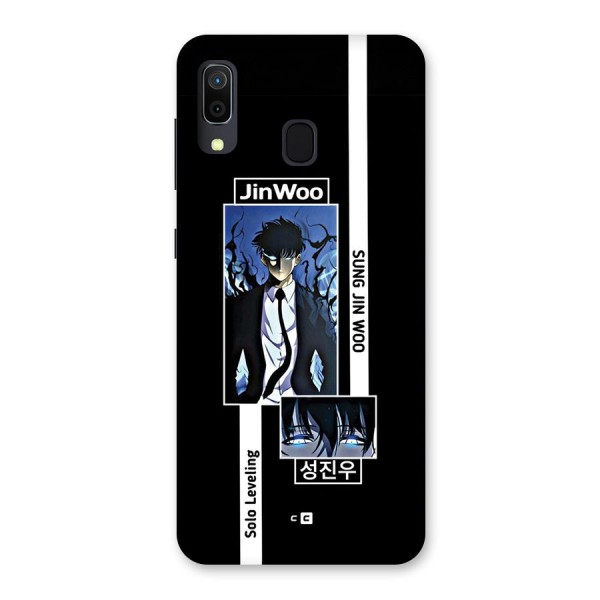 Jinwoo Sung In A Battle Form Back Case for Galaxy A20