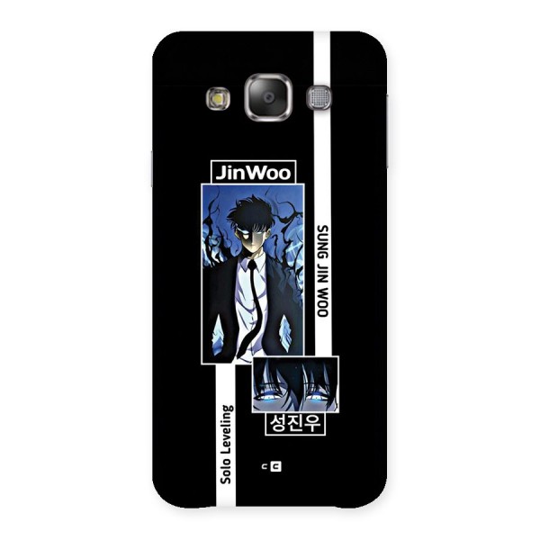 Jinwoo Sung In A Battle Form Back Case for Galaxy E7