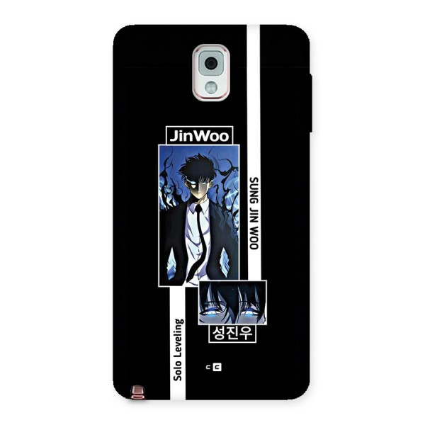 Jinwoo Sung In A Battle Form Back Case for Galaxy Note 3