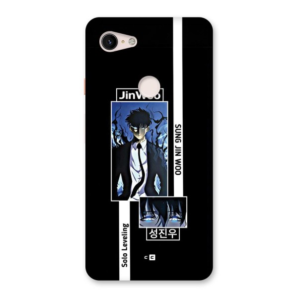 Jinwoo Sung In A Battle Form Back Case for Google Pixel 3 XL