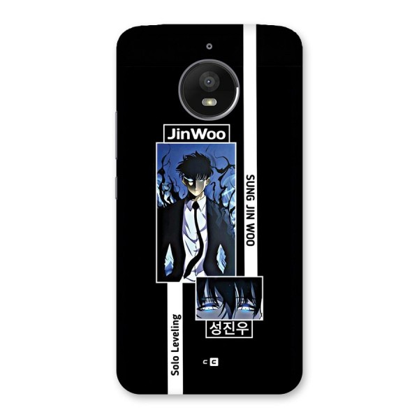 Jinwoo Sung In A Battle Form Back Case for Moto E4 Plus