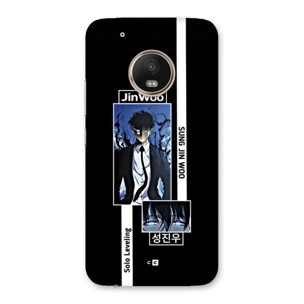 Jinwoo Sung In A Battle Form Back Case for Moto G5 Plus