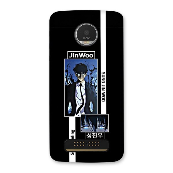 Jinwoo Sung In A Battle Form Back Case for Moto Z Play