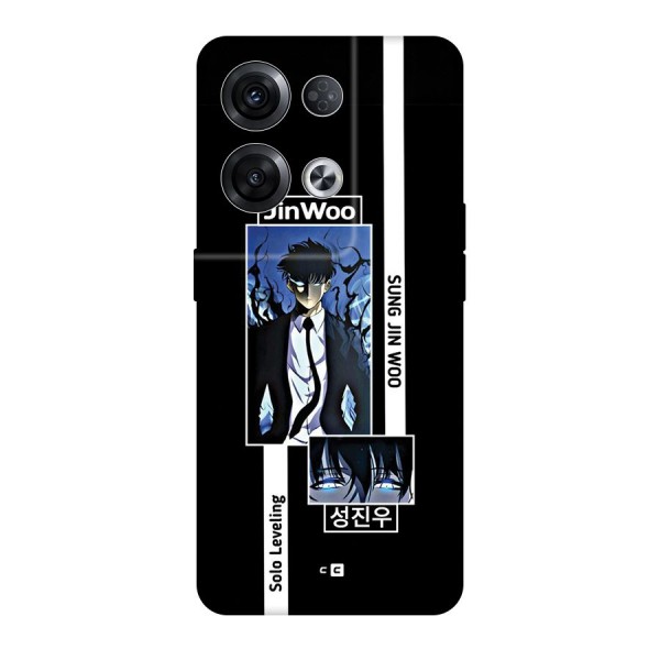 Jinwoo Sung In A Battle Form Back Case for Oppo Reno8 Pro 5G