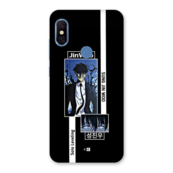 Jinwoo Sung In A Battle Form Back Case for Redmi Note 6 Pro