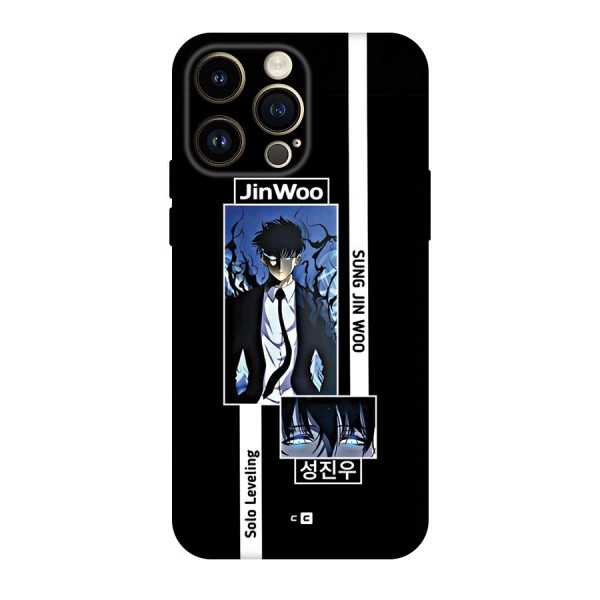 Jinwoo Sung In A Battle Form Back Case for iPhone 14 Pro Max