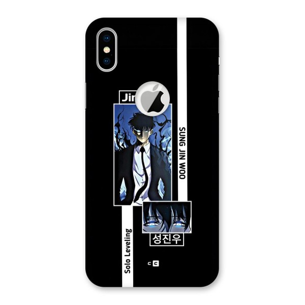 Jinwoo Sung In A Battle Form Back Case for iPhone X Logo Cut
