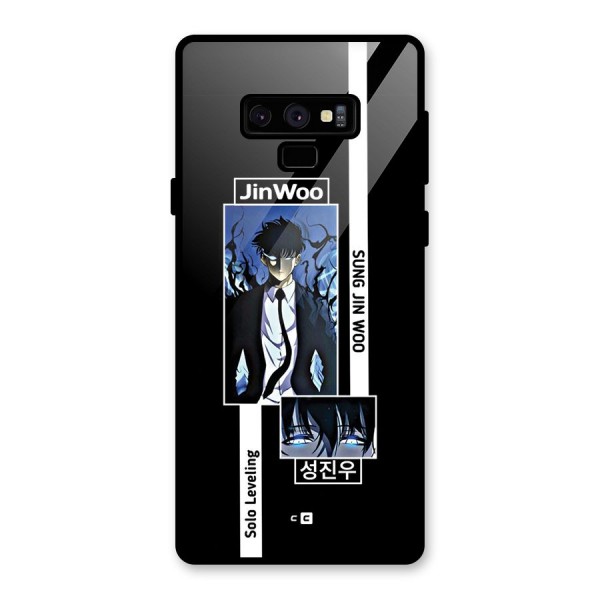 Jinwoo Sung In A Battle Form Glass Back Case for Galaxy Note 9