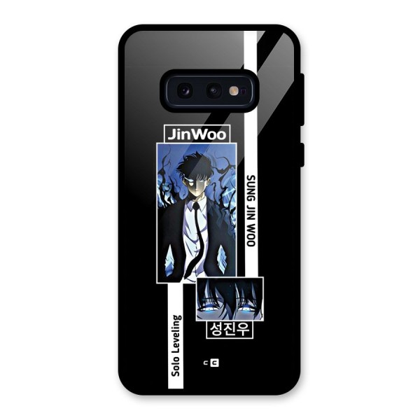 Jinwoo Sung In A Battle Form Glass Back Case for Galaxy S10e