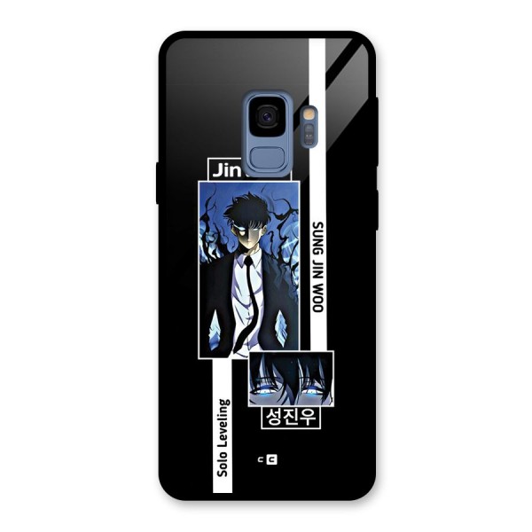 Jinwoo Sung In A Battle Form Glass Back Case for Galaxy S9