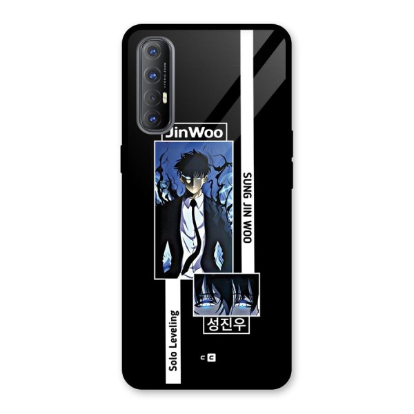 Jinwoo Sung In A Battle Form Glass Back Case for Oppo Reno3 Pro