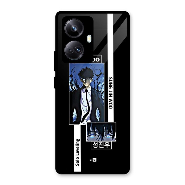 Jinwoo Sung In A Battle Form Glass Back Case for Realme 10 Pro Plus