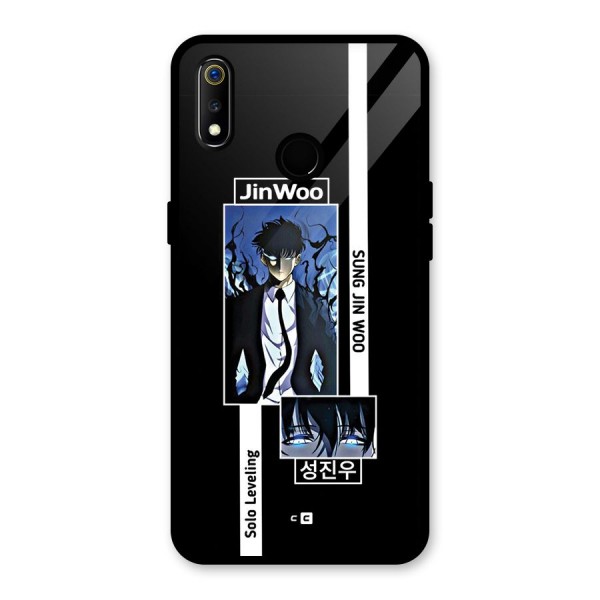 Jinwoo Sung In A Battle Form Glass Back Case for Realme 3