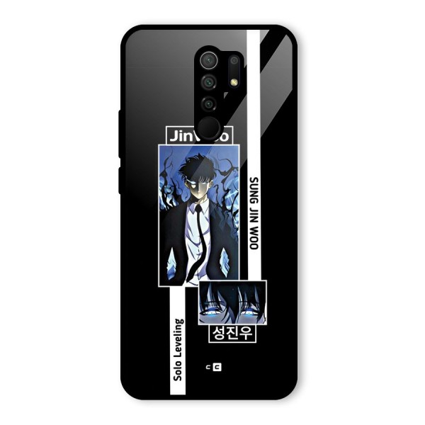 Jinwoo Sung In A Battle Form Glass Back Case for Redmi 9 Prime