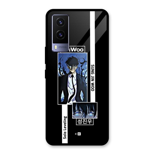 Jinwoo Sung In A Battle Form Glass Back Case for Vivo V21e 5G