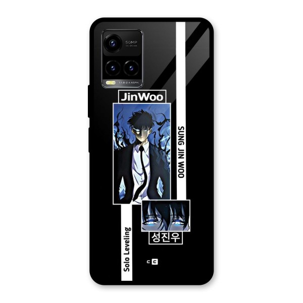 Jinwoo Sung In A Battle Form Glass Back Case for Vivo Y33s
