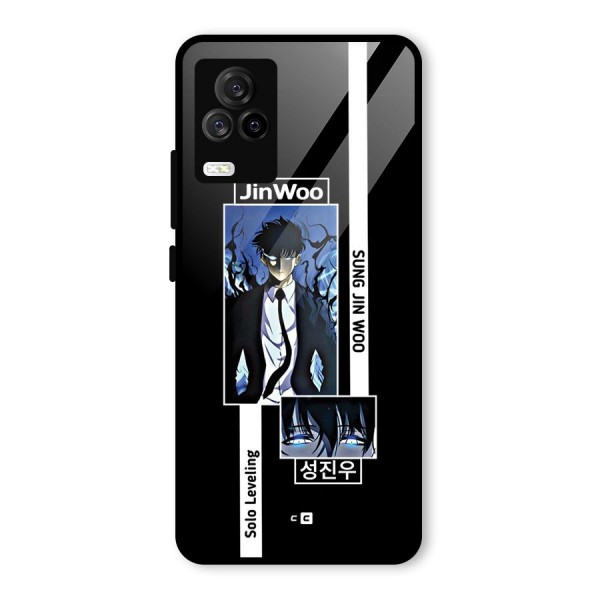 Jinwoo Sung In A Battle Form Glass Back Case for Vivo iQOO 7 Legend 5G