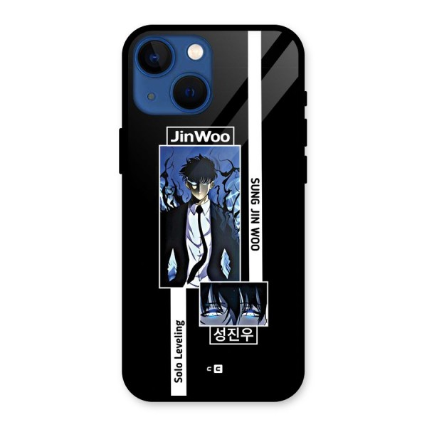 Jinwoo Sung In A Battle Form Glass Back Case for iPhone 13 Mini