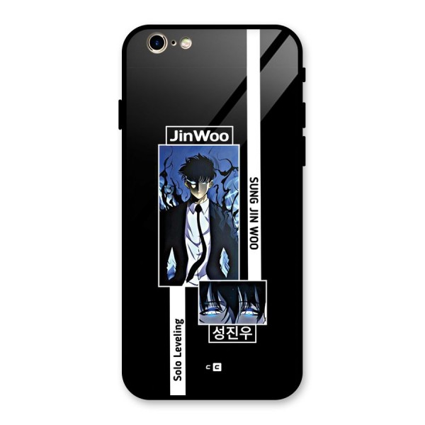 Jinwoo Sung In A Battle Form Glass Back Case for iPhone 6 6S