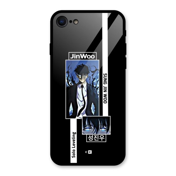 Jinwoo Sung In A Battle Form Glass Back Case for iPhone 7