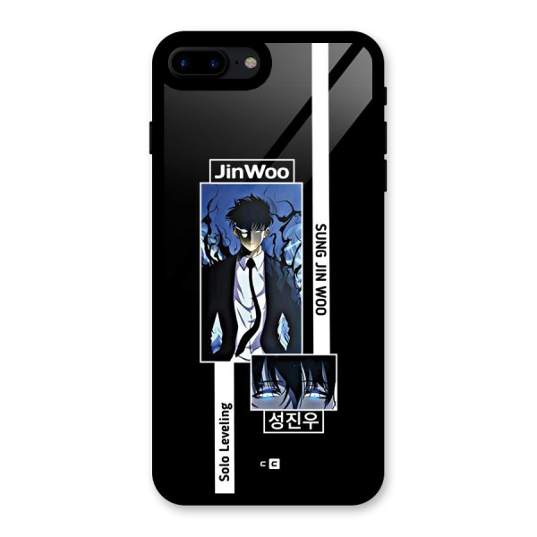 Jinwoo Sung In A Battle Form Glass Back Case for iPhone 8 Plus