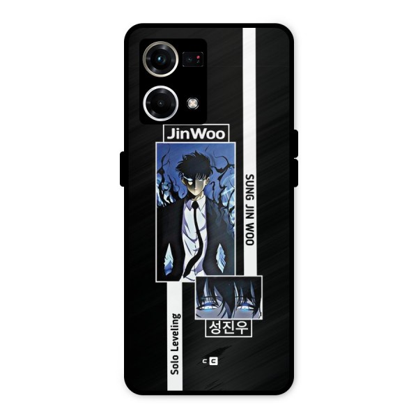 Jinwoo Sung In A Battle Form Metal Back Case for Oppo F21 Pro 4G