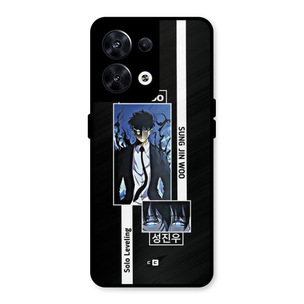 Jinwoo Sung In A Battle Form Metal Back Case for Oppo Reno8 5G