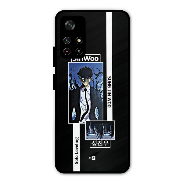 Jinwoo Sung In A Battle Form Metal Back Case for Poco M4 Pro 5G