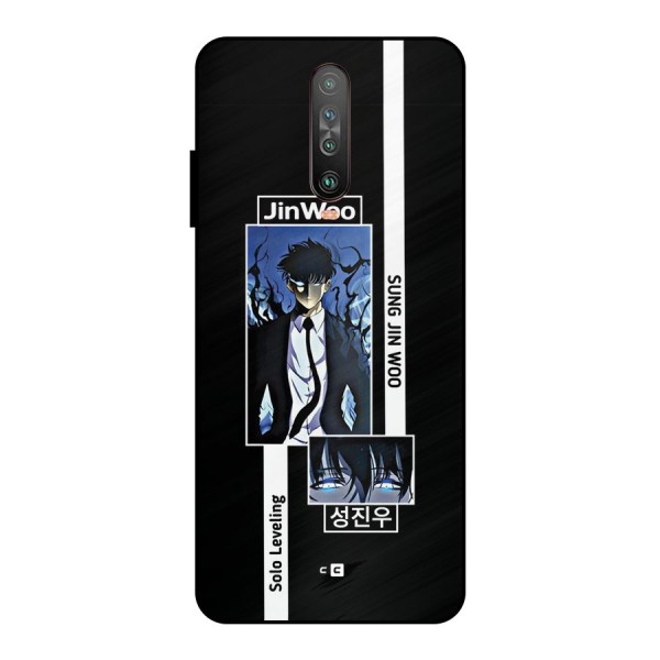 Jinwoo Sung In A Battle Form Metal Back Case for Poco X2