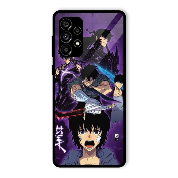 Jinwoo Sung Stance Glass Back Case for Galaxy A73 5G