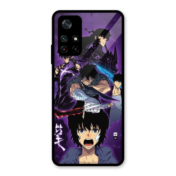 Jinwoo Sung Stance Glass Back Case for Poco M4 Pro 5G