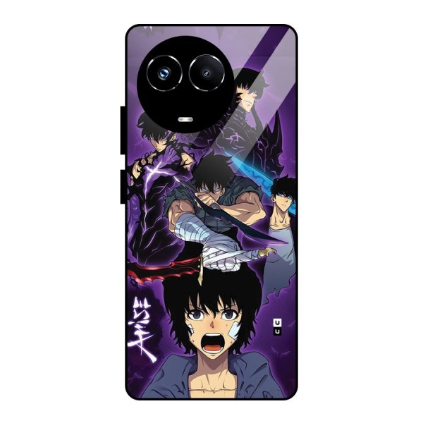 Jinwoo Sung Stance Glass Back Case for Realme 11X