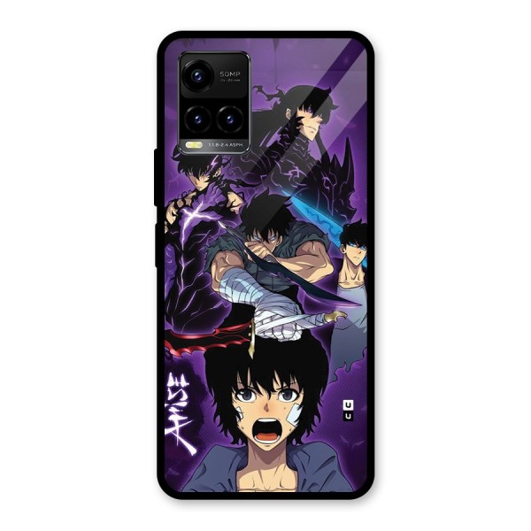 Jinwoo Sung Stance Glass Back Case for Vivo Y33s