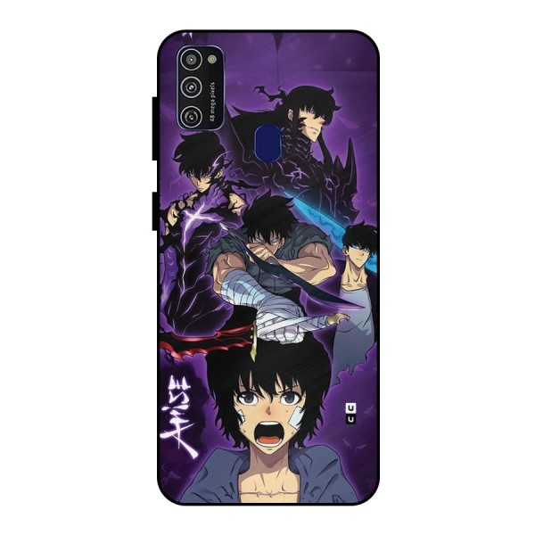 Jinwoo Sung Stance Metal Back Case for Galaxy M30s