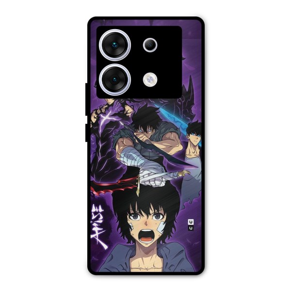 Jinwoo Sung Stance Metal Back Case for Infinix Zero 30 5G