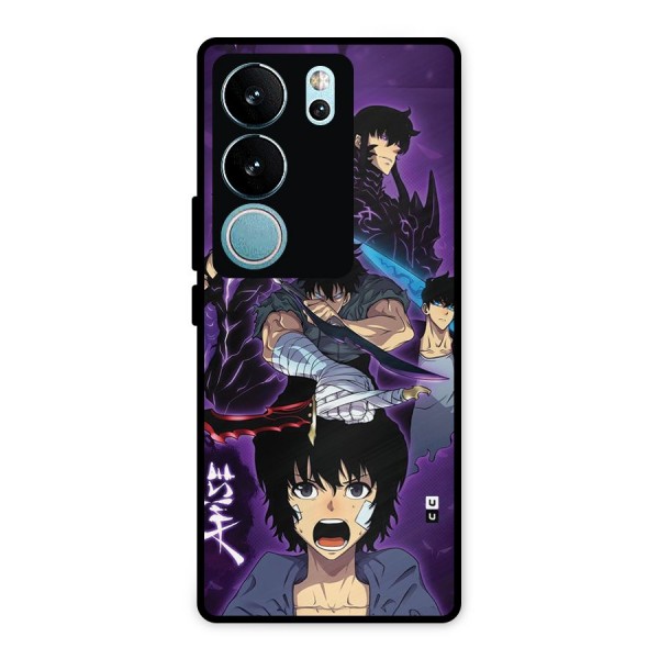 Jinwoo Sung Stance Metal Back Case for Vivo V29