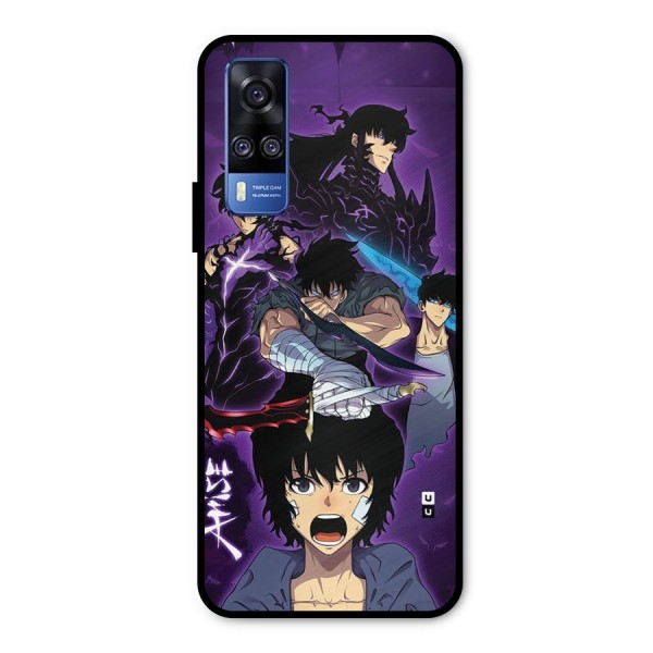 Jinwoo Sung Stance Metal Back Case for Vivo Y51A