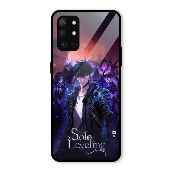 Jinwoo With Knights Glass Back Case for OnePlus 9R