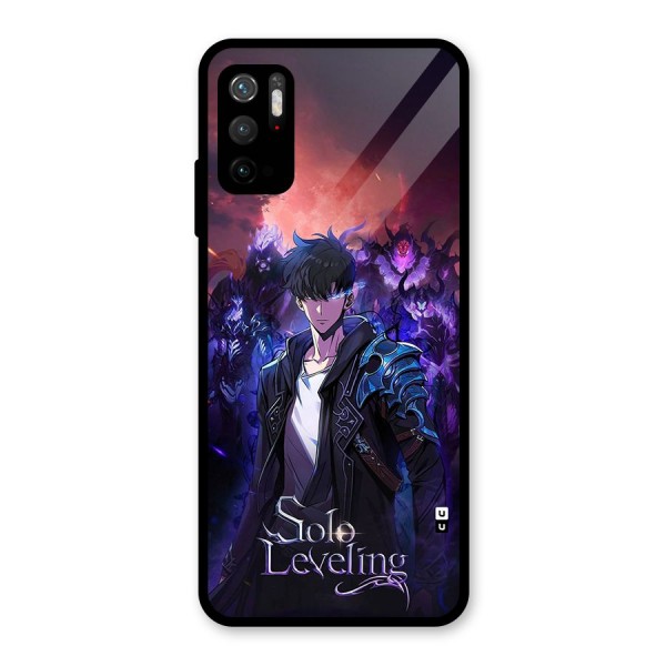 Jinwoo With Knights Glass Back Case for Poco M3 Pro 5G