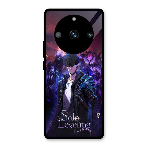 Jinwoo With Knights Glass Back Case for Realme 11 Pro