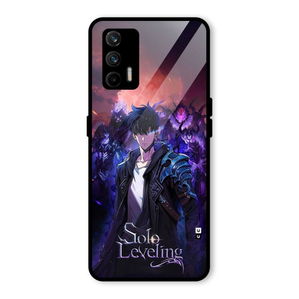 Jinwoo With Knights Glass Back Case for Realme X7 Max