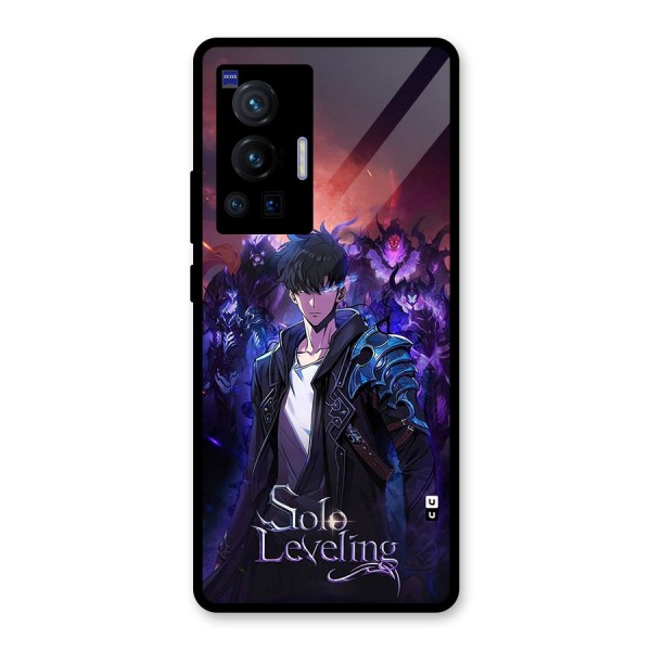 Jinwoo With Knights Glass Back Case for Vivo X70 Pro