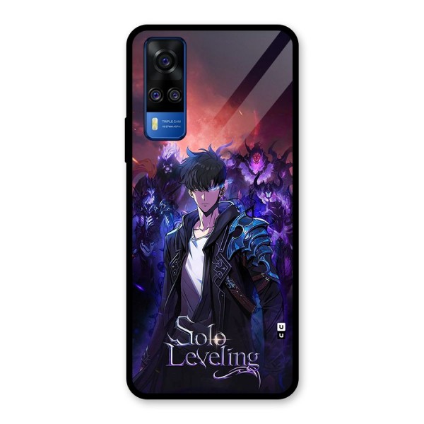 Jinwoo With Knights Glass Back Case for Vivo Y51