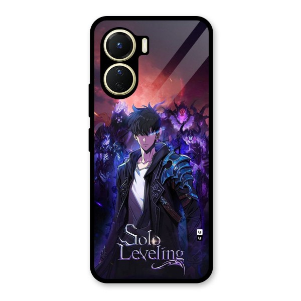 Jinwoo With Knights Glass Back Case for Vivo Y56
