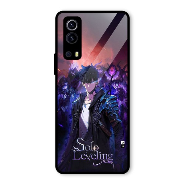 Jinwoo With Knights Glass Back Case for Vivo iQOO Z3